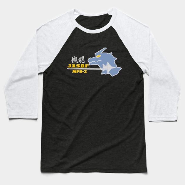 JXSDF Kiryu Flight and Ground Crew Baseball T-Shirt by gofenris